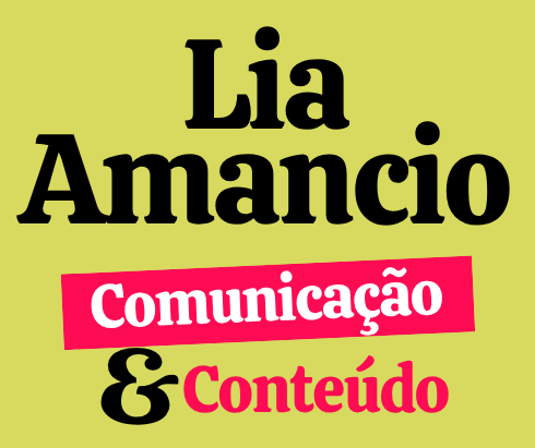 Logo Lia Amancio Comms FUNDO AMARELO QUADRADO